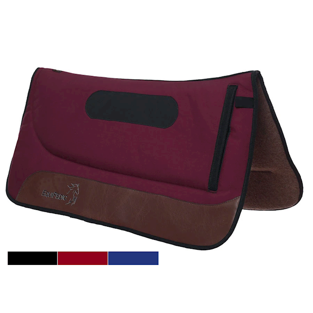 Burgundy saddle pad online western